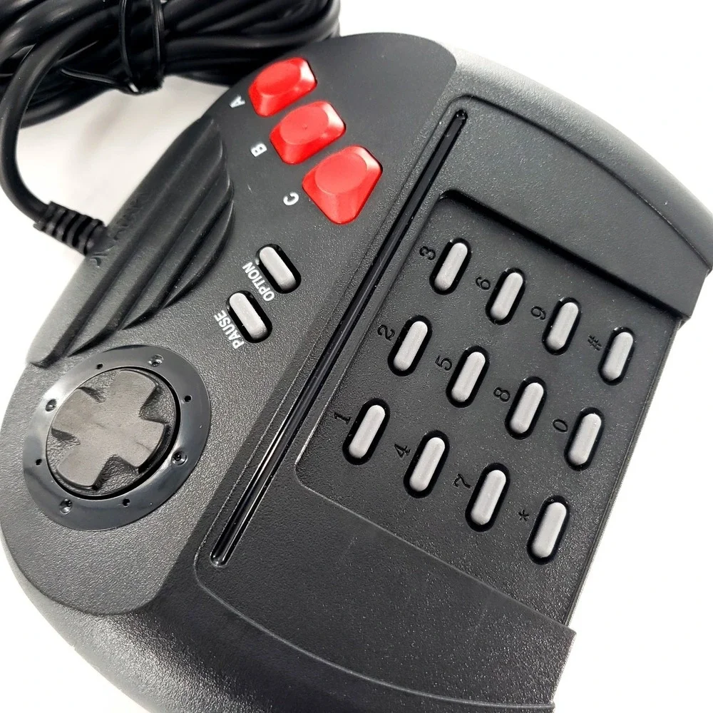 Genuine Atari Jaguar 3-Button Gamepad Controller w/ Box Excellent Tested & Works